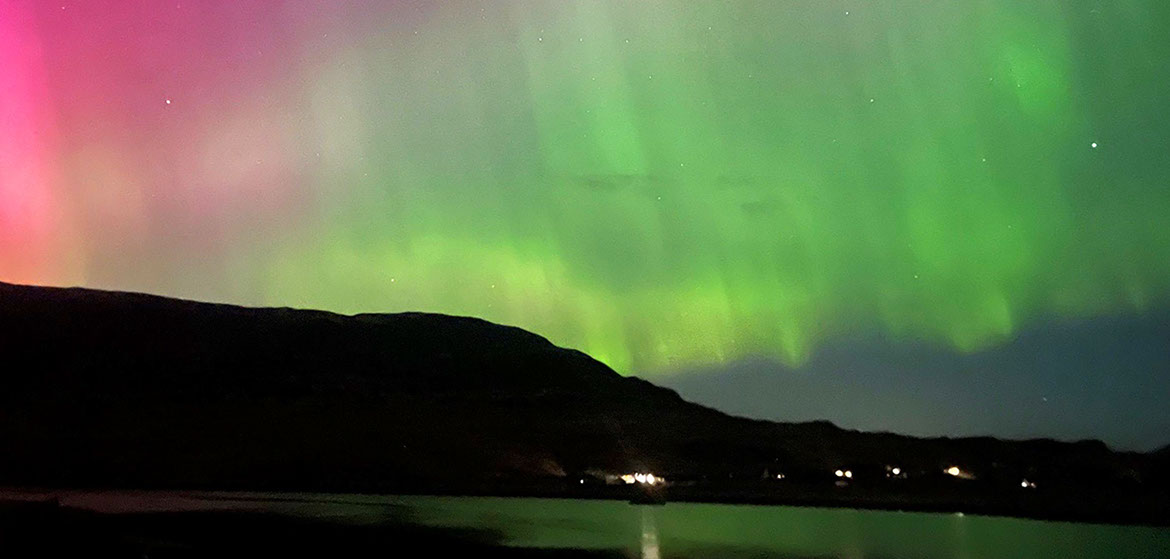 Enjoy stunning sea views and Northern Lights at The Boathouse Self Catering accommodation