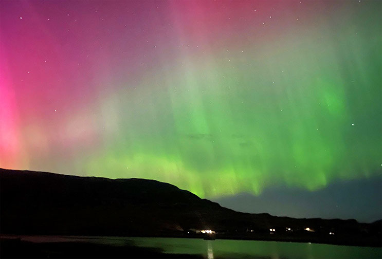 Enjoy stunning sea views and Northern Lights at The Boathouse Self Catering accommodation