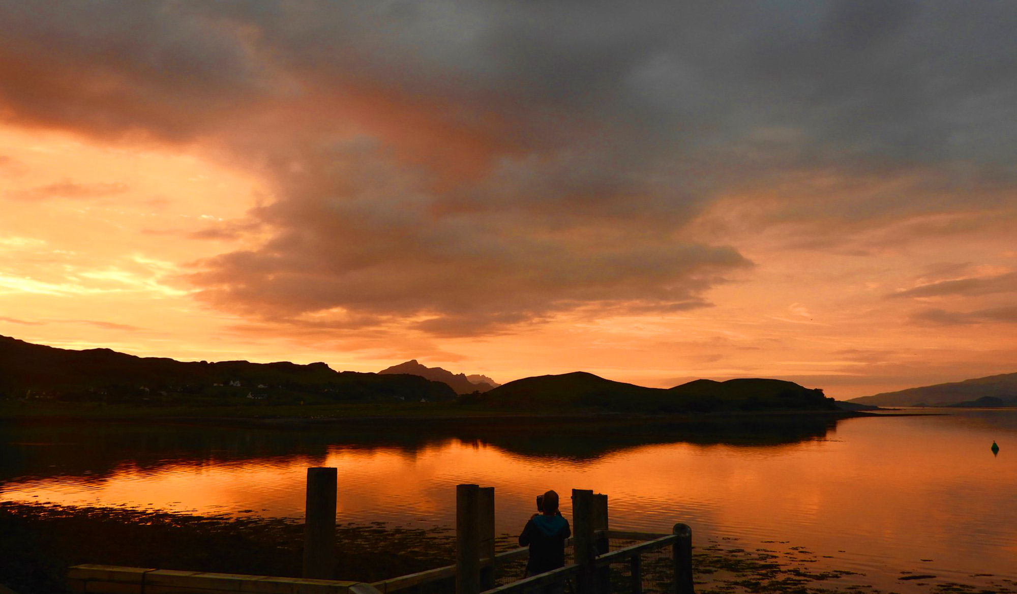 Enjoy stunning Isle of Skye sea and mountain views at The Boathouse luxury accommodation