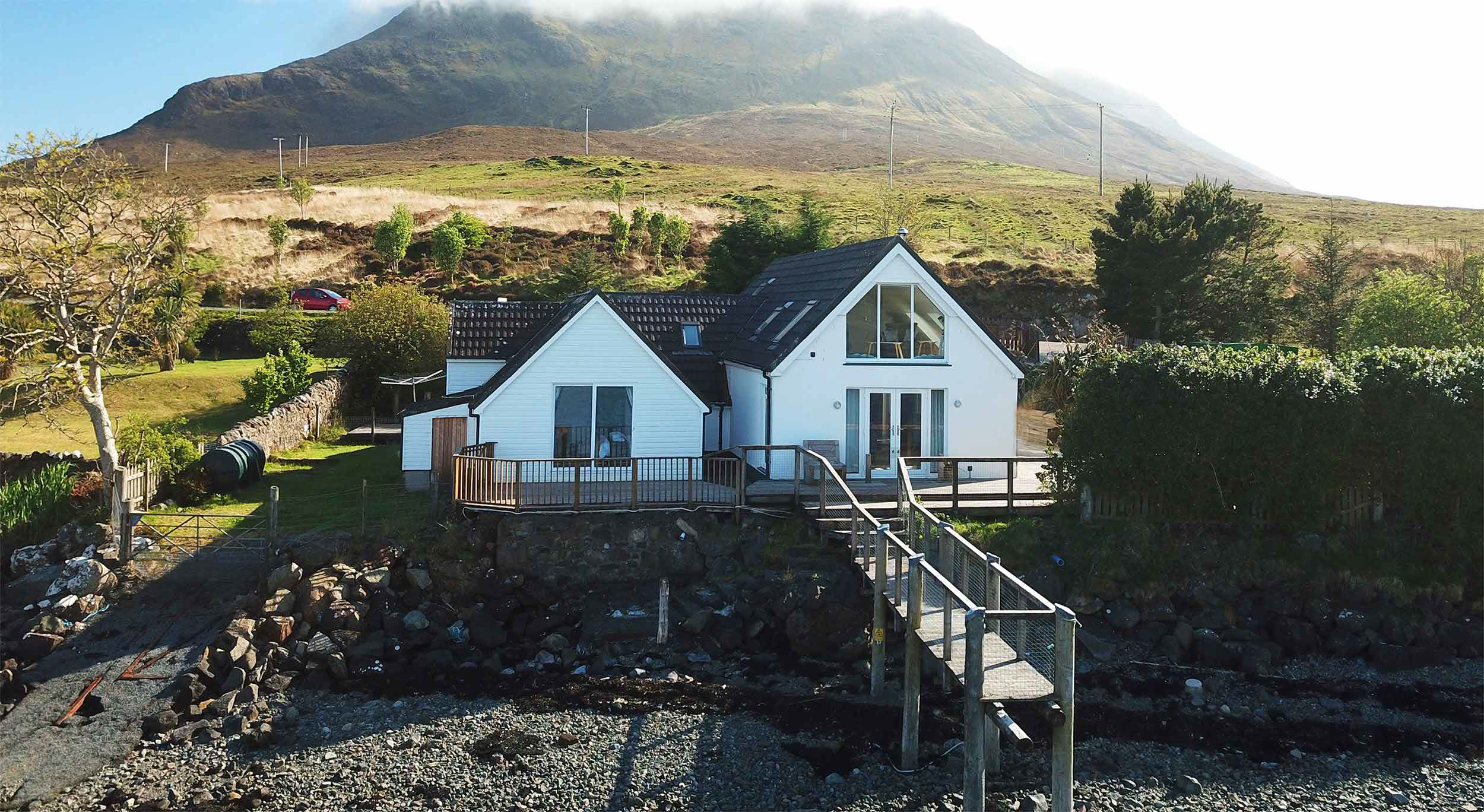 The Boathouse is a luxury self catering accommodation with modern facilities on the Isle of Skye